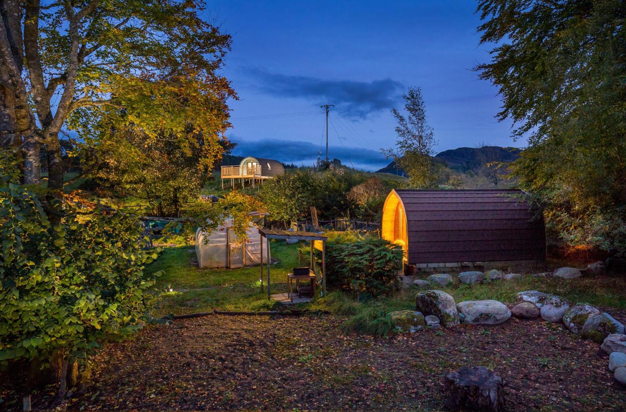 Spectacular Mountain View Ecopod Villa Newtonmore Dış mekan fotoğraf